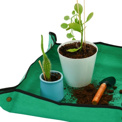 Коврик для пересадки растений, пластик, 50×50 см, Greengo