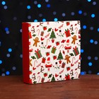 Коробка под 16 конфет «Новогодняя», 17.5×17.5×3.5 см - Фото 2