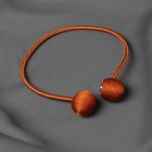 Подхват для штор «Шарики», d=3 см, 40 см, терракотовый - Фото 2
