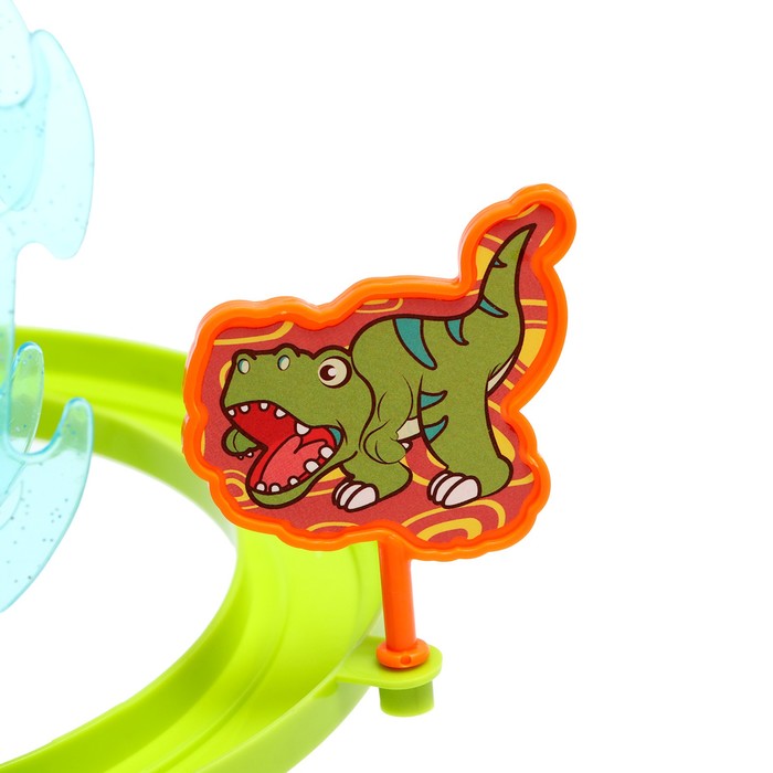 Развивающая игрушка "Горка динозавриков", световые и звуковые эффекты