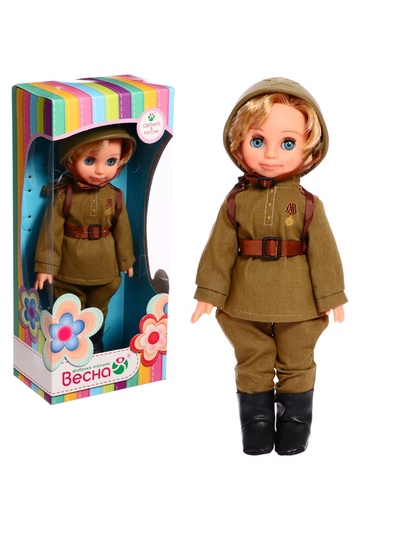Кукла «Пехотинец с каской», 30 см