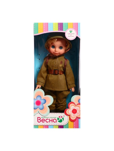 Кукла «Пехотинец с каской», 30 см