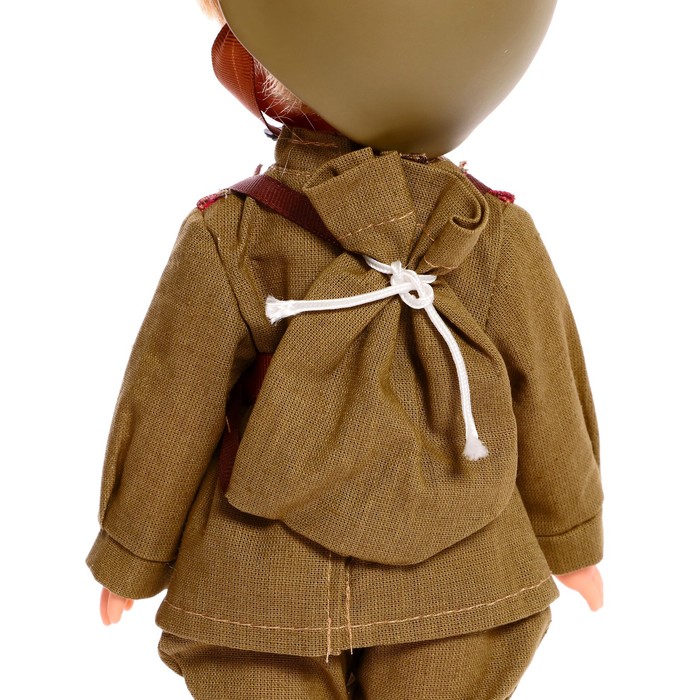 Кукла «Пехотинец с каской», 30 см