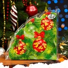 Салфетки бумажные круглые «Украшение на новогоднюю ель», 3 слоя, d=32 см, 12 шт. - Фото 5