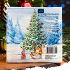 Салфетки новогодние бумажные Art Bouquet «Лесная красавица», 3 слоя, 33×33 см, 20 шт. - Фото 2