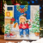 Салфетки новогодние бумажные Art Bouquet «Пришла зима», 3 слоя, 33×33 см, 20 шт. - Фото 4