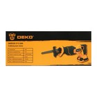 Пила сабельная аккумуляторная DEKO DKRS20, 20 В, 2х2 Ач, 2800 об/мин, ход 20 мм - фото 24713513