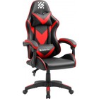 Кресло игровое Defender xCom, до 100 кг, экокожа, черно-красное - фото 320084221