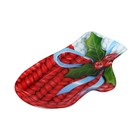 Блюдо стеклянное сервировочное Доляна «Рукавица. Вязка», 22,5×14×2 см, цвет красный - Фото 2