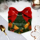 Тарелка в форме подарка "Апельсины", 15х17,3 см - фото 809605216