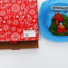 Тарелка глубокая Дорого внимание «Уютненького Нового года», 20 см, стекло 9595812