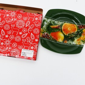 Тарелка  квадратная