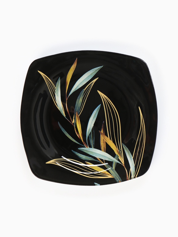 Тарелка квадратная «Тропики», 20 см - Фото 1