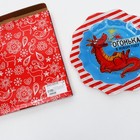 Тарелка стеклянная новогодняя «Огонька в новом году», 23 см - фото 32918284