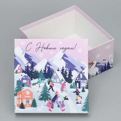 Набор подарочных коробок 6 в 1 «С Новым годом», 10×10×6 – 20×20×11 см