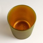 Подсвечник "ЗОЛОТО-8" 9,3х7,7 см, 250 мл - фото 45462413