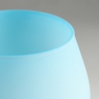 Подсвечник "ПАСТЕЛЬ-голубая" 10,5х11,5 см, 760 см - фото 25479691