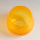 Подсвечник "Фликер" 10,5х11,5 см, 760 мл ОРАНЖЕВЫЙ - фото 22866980