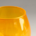 Подсвечник "Фликер" 10,5х11,5 см, 760 мл ОРАНЖЕВЫЙ - фото 22866981