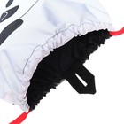 Мешок для обуви с карманом 470 х 370 мм, Оникс МО-26-1-2р, со светоотражающими элементами, с ручкой Panda 70260 - Фото 5