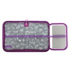 Пенал 1 секция 130 х 190 х 30 мм, с откидной планкой, текстильный, Оникс ПКТ 07-20 "Милые единорожки" 70625 - фото 22950594