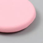 Крышка гипсовая для подсвечника 1,5х7,5 см розовая - Фото 3