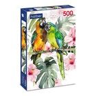 Пазлы «Тропические попугаи», 500 элементов - фото 320084336