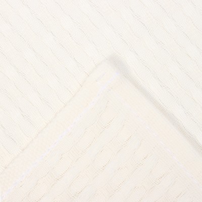 Набор кухонных полотенец Доляна, белый, 35×60 см - 4 шт., 100% хл, вафля 220 г/м²