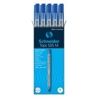 Ручка шариковая Schneider "Tops 505 M", узел 1.0 мм, синие чернила, прозрачный корпус - Фото 5