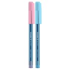 Ручка шариковая Schneider "Tops 505 F Bubble Gum", узел 0.8 мм, синие чернила, прозрачный корпус - Фото 3