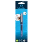 Ручка-роллер Schneider "One Business", узел 0.8 мм, синие чернила, одноразовая, блистер - фото 7401661