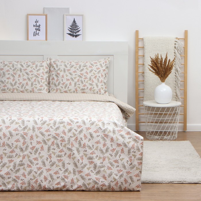 Постельное бельё 2-спальное LoveLife «Акация», сатин