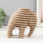 Сувенир полистоун "Песчаный слон" песочный 9х16,5х17,5 см - фото 24260894