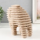 Сувенир полистоун "Песчаный слон" песочный 9х16,5х17,5 см - фото 24260896