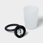 Стакан стеклянный матовый с держателем Stölz Loft basic, чёрный - Фото 5