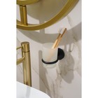 Стакан стеклянный матовый с держателем Stölz Loft basic, чёрный - Фото 4