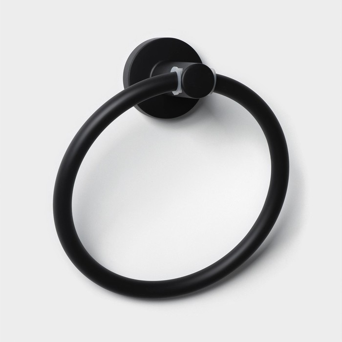 Держатель для полотенец Stölz Loft basic, чёрный - Фото 1