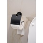 Держатель для туалетной бумаги Штольц Stölz Loft basic, цвет чёрный - фото 8522170
