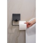 Держатель для туалетной бумаги Штольц Stölz Loft basic, цвет чёрный - Фото 6