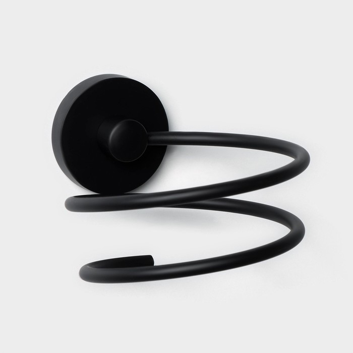 Держатель для фена Штольц Stölz Loft basic, чёрный - Фото 1