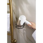 Держатель для фена Штольц Stölz Loft basic, чёрный - Фото 3