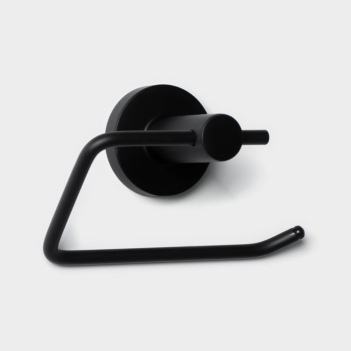 Держатель для туалетной бумаги Stölz loft, серия basic, чёрный - Фото 1