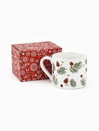 Кружка керамическая новогодняя «Зимний лес», 320 мл, ручная работа - Фото 7