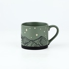 Кружка чайная керамическая «Горы», 320 мл, ручная работа - Фото 2