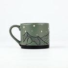 Кружка чайная керамическая «Горы», 320 мл, ручная работа - Фото 3