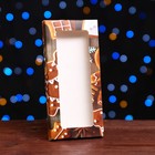 Подарочная коробка под плитку шоколада с окном "Пряничный домик", 17,1 х 8 х 1,4 см - фото 320260068