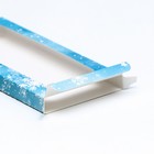 Коробка для шоколада новогодняя «Снежинки», 17×8×1.4 см - Фото 6