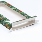 Коробка для шоколада новогодняя «Шишки», 17×8×1.4 см - Фото 6