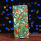 Подарочная коробка под плитку шоколада с окном "Шишки", 17,1 х 8 х 1,4 см - Фото 2