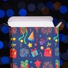 Коробка для шоколада новогодняя «Подарки», 17×8×1.4 см - Фото 4